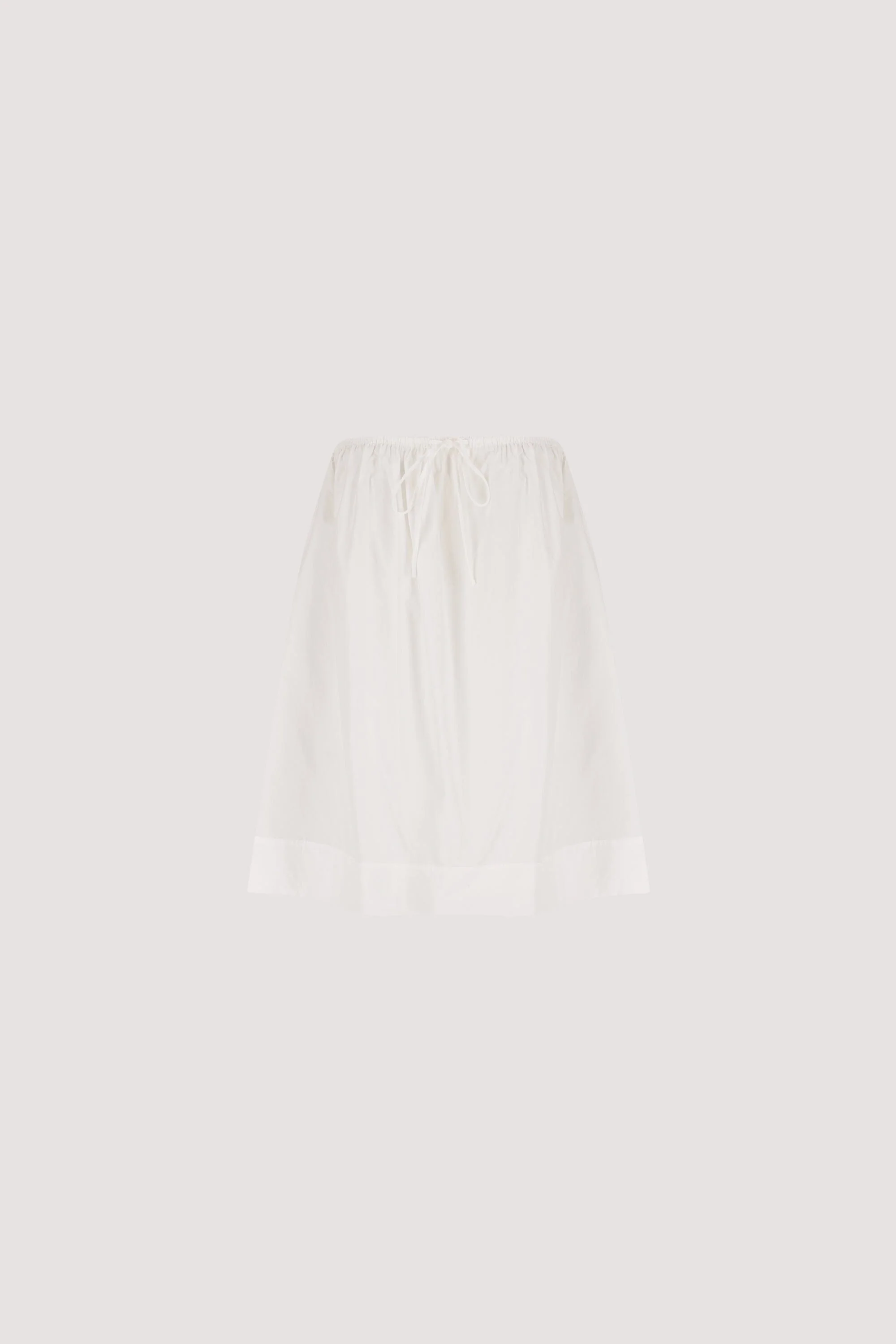 SOMMER WHITE STRAPLESS POPLIN TOP - Image 7