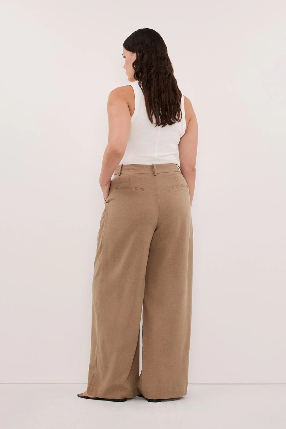 SORAYA TAN MARLE RELAXED TAILORED PANT - Image 7
