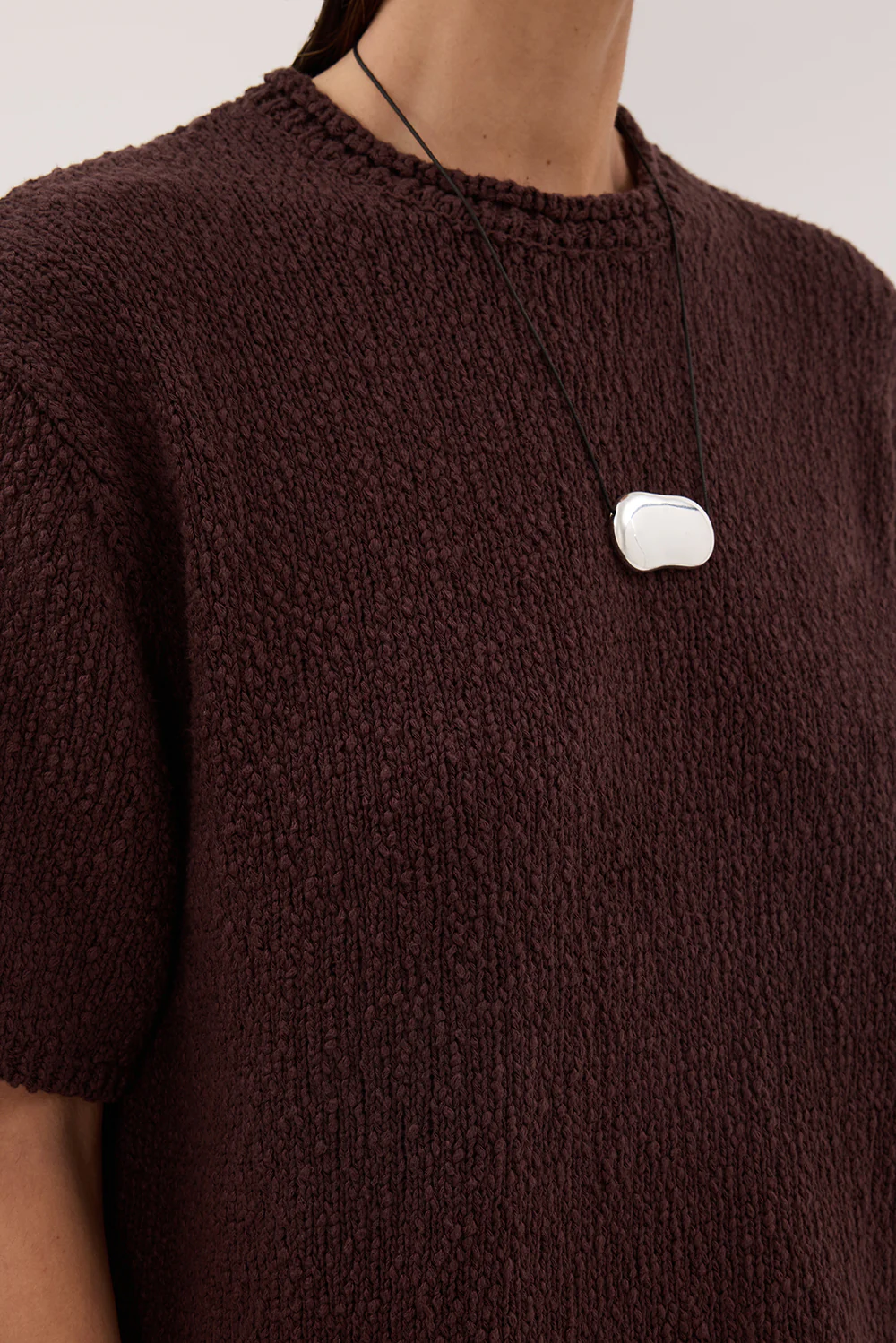 SUE CHOC OVERSIZED KNIT TEE - Image 5