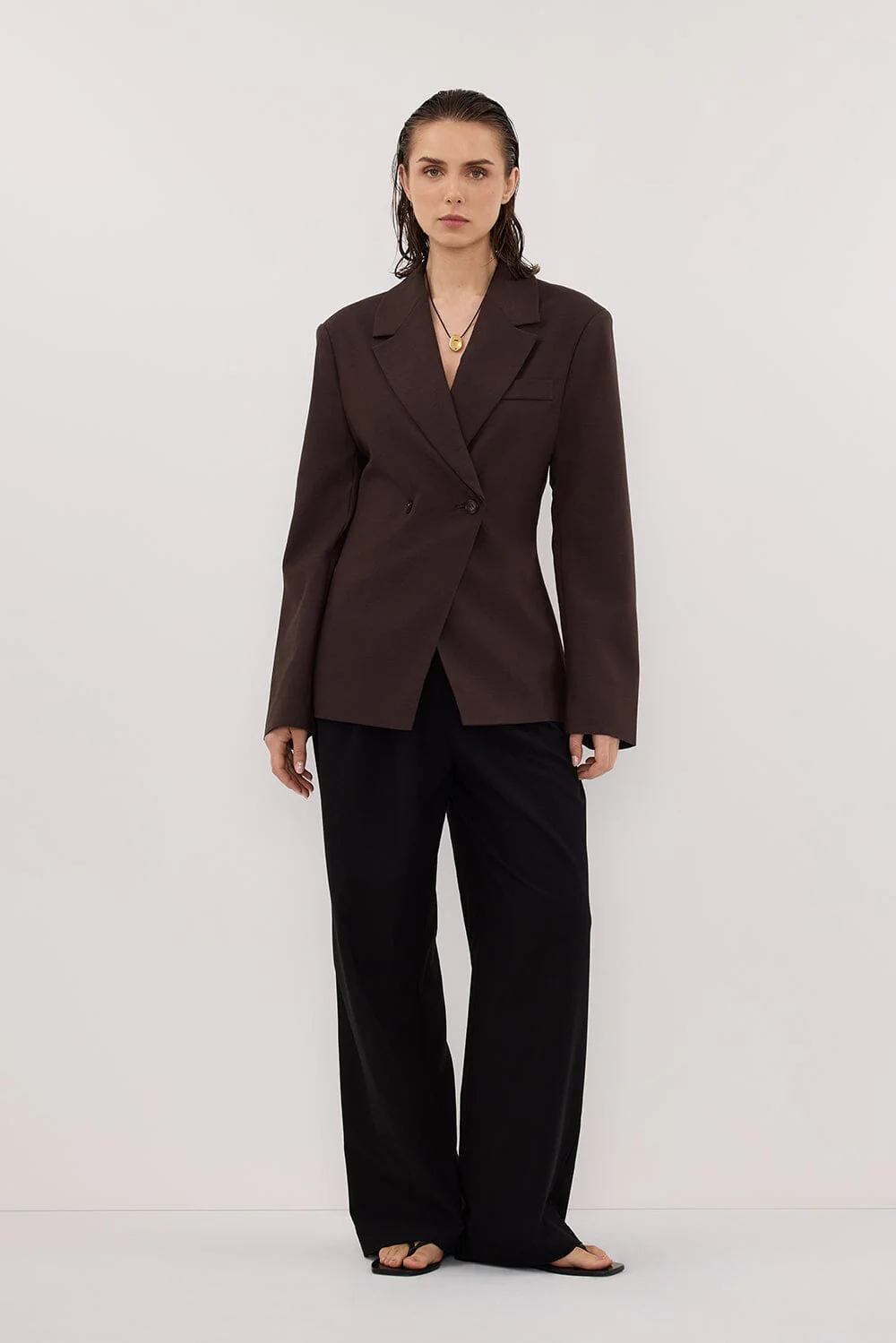 SURI ESPRESSO CINCHED BLAZER - Image 6