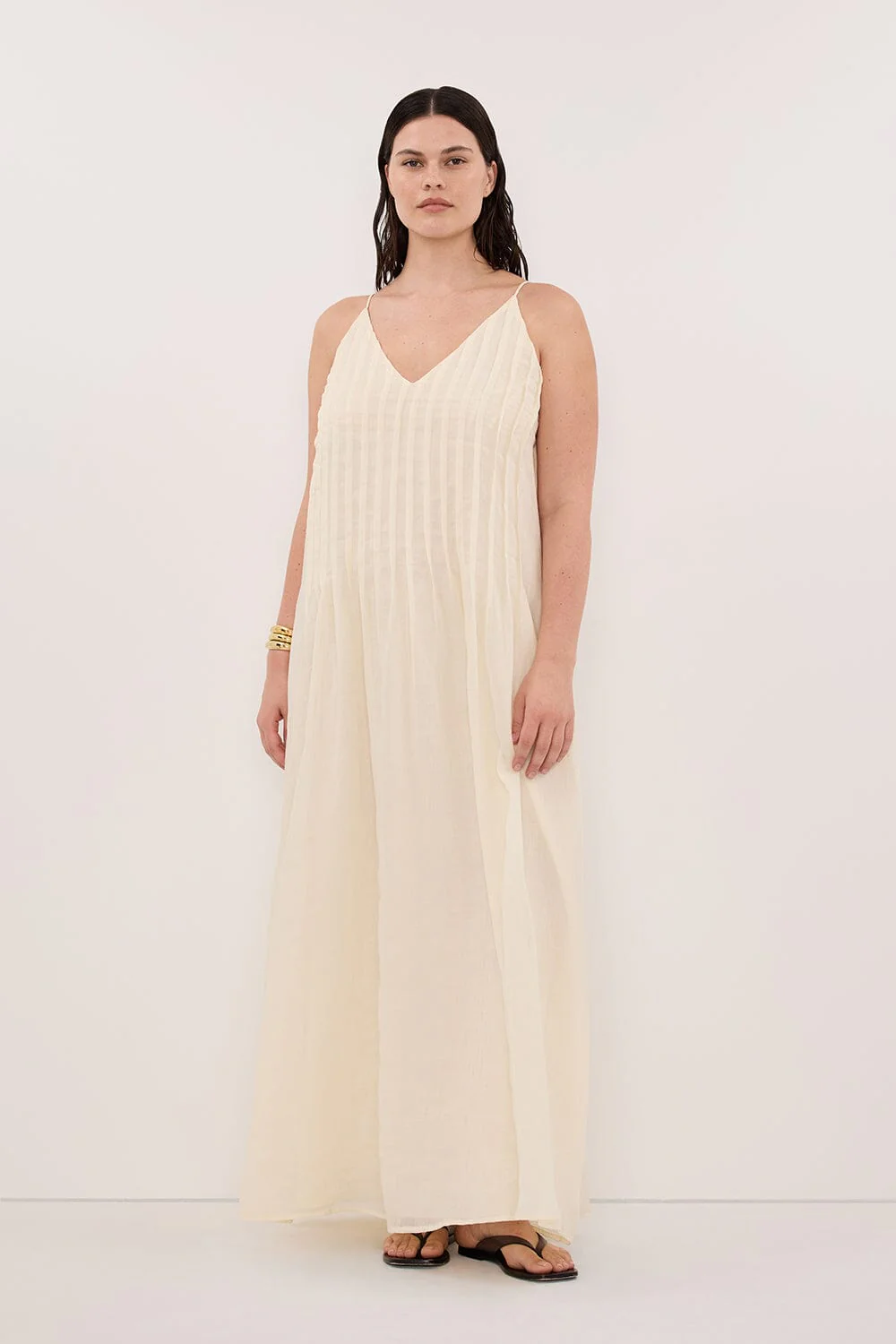 TAHLIA STRAW RAMIE MAXI DRESS - Image 6
