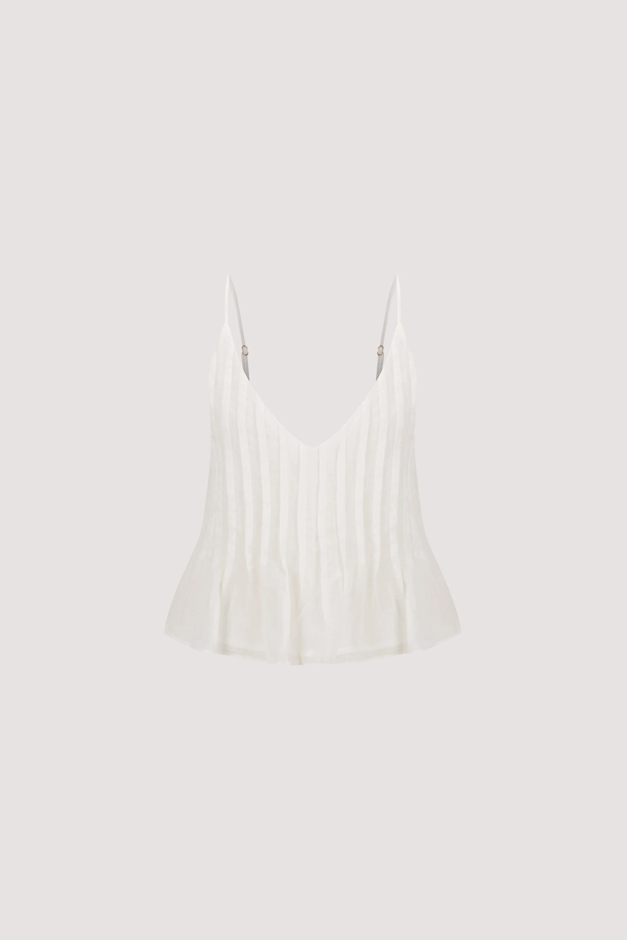 TAHLIA WHITE RAMIE TOP - Image 8