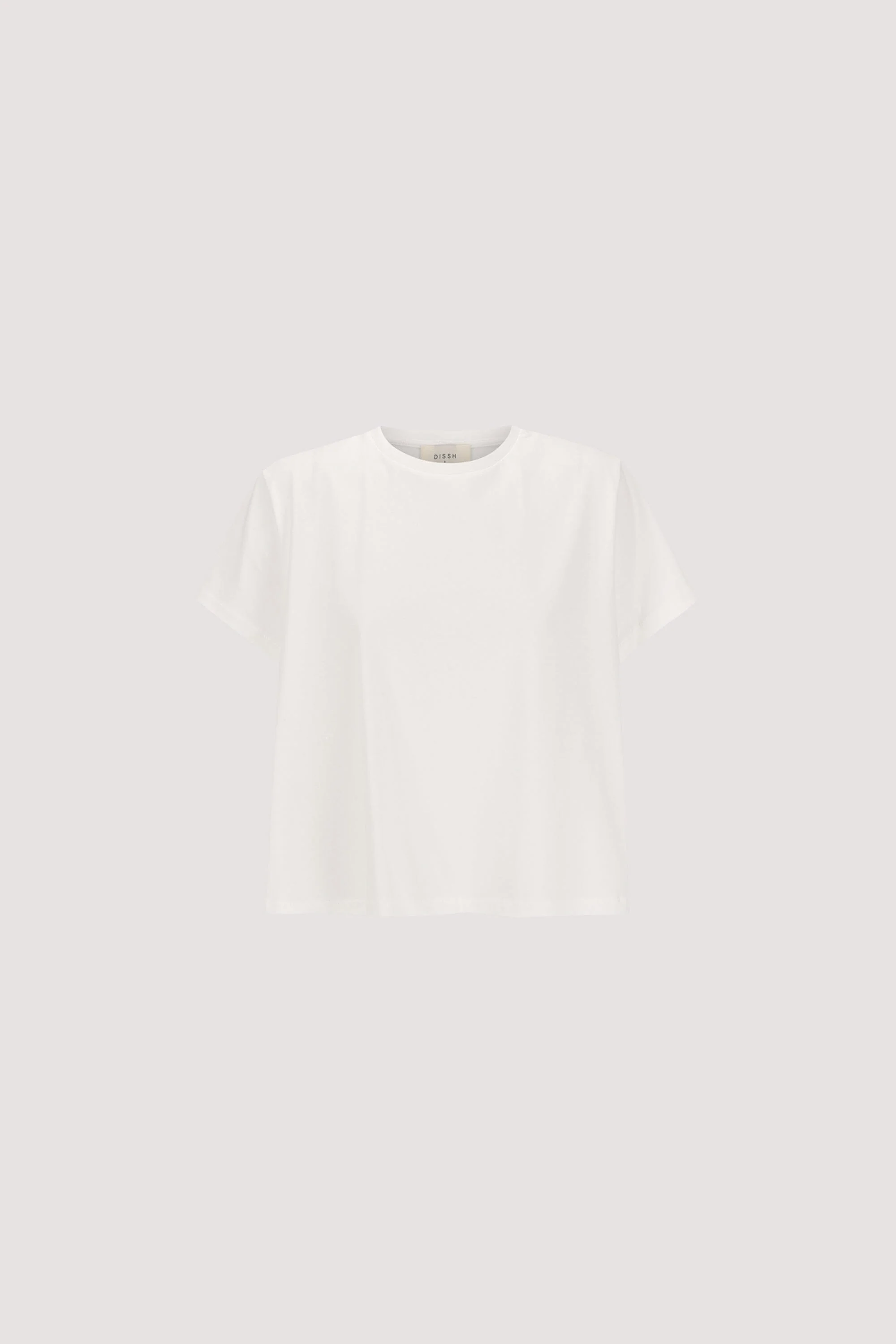 TATUM WHITE SHORT SLEEVE COTTON TEE - Image 8