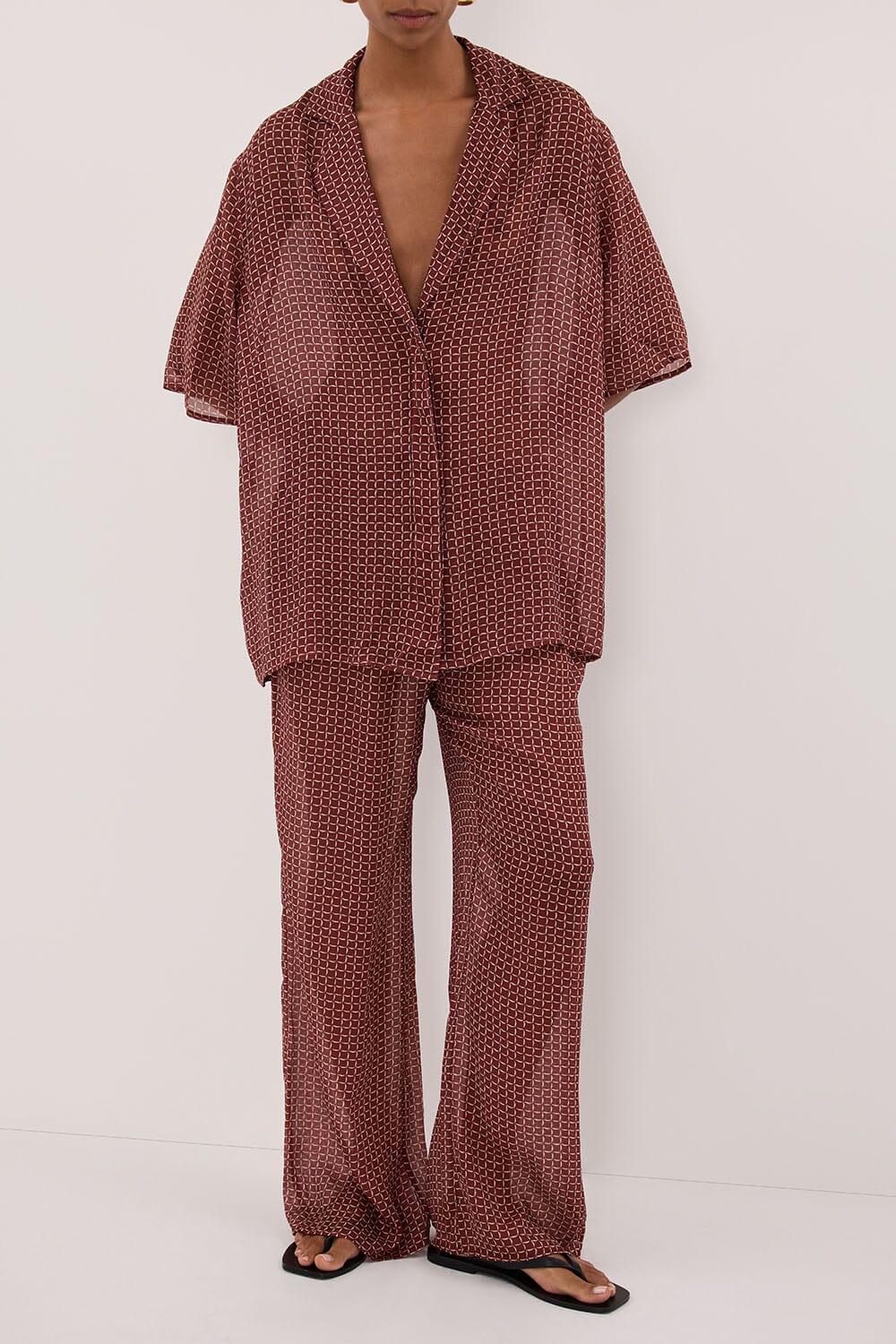 TIA SAHARA MICRO CHECK PANT - Image 2