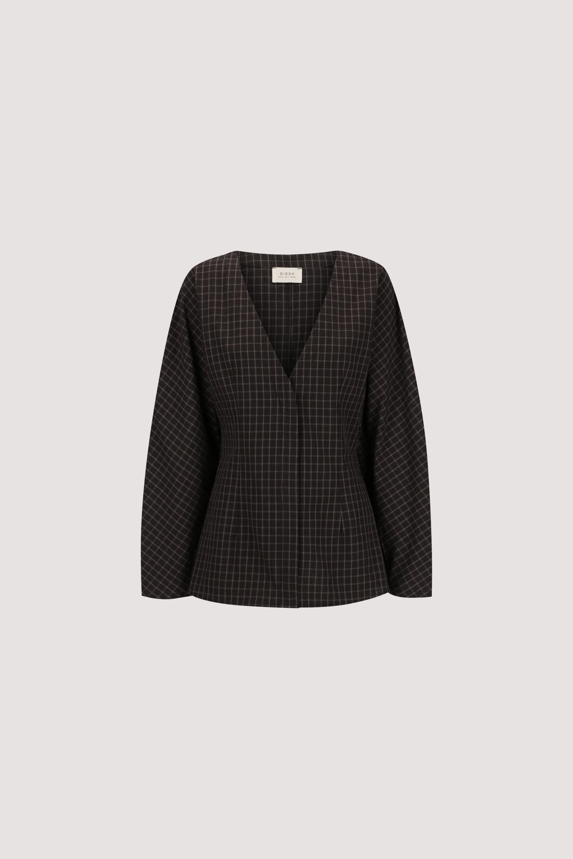 TOVA INK CHECK FITTED SHIRT - Image 7