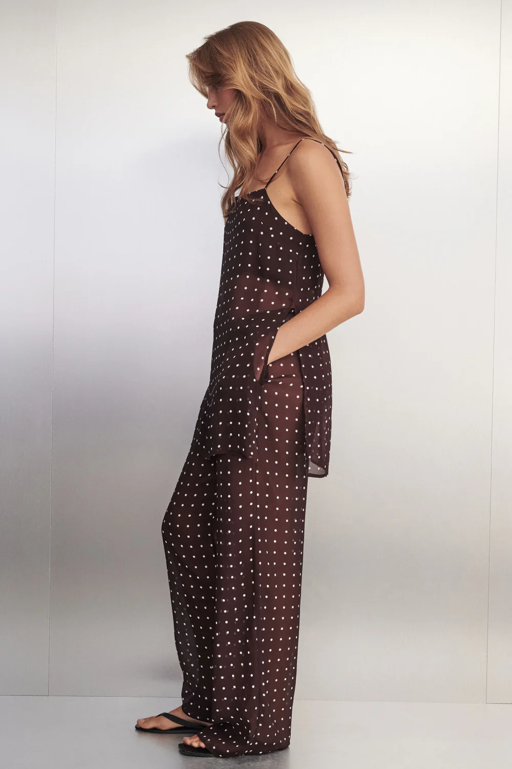 VANESSA BITTER CHOC SPOT PANT - Image 2