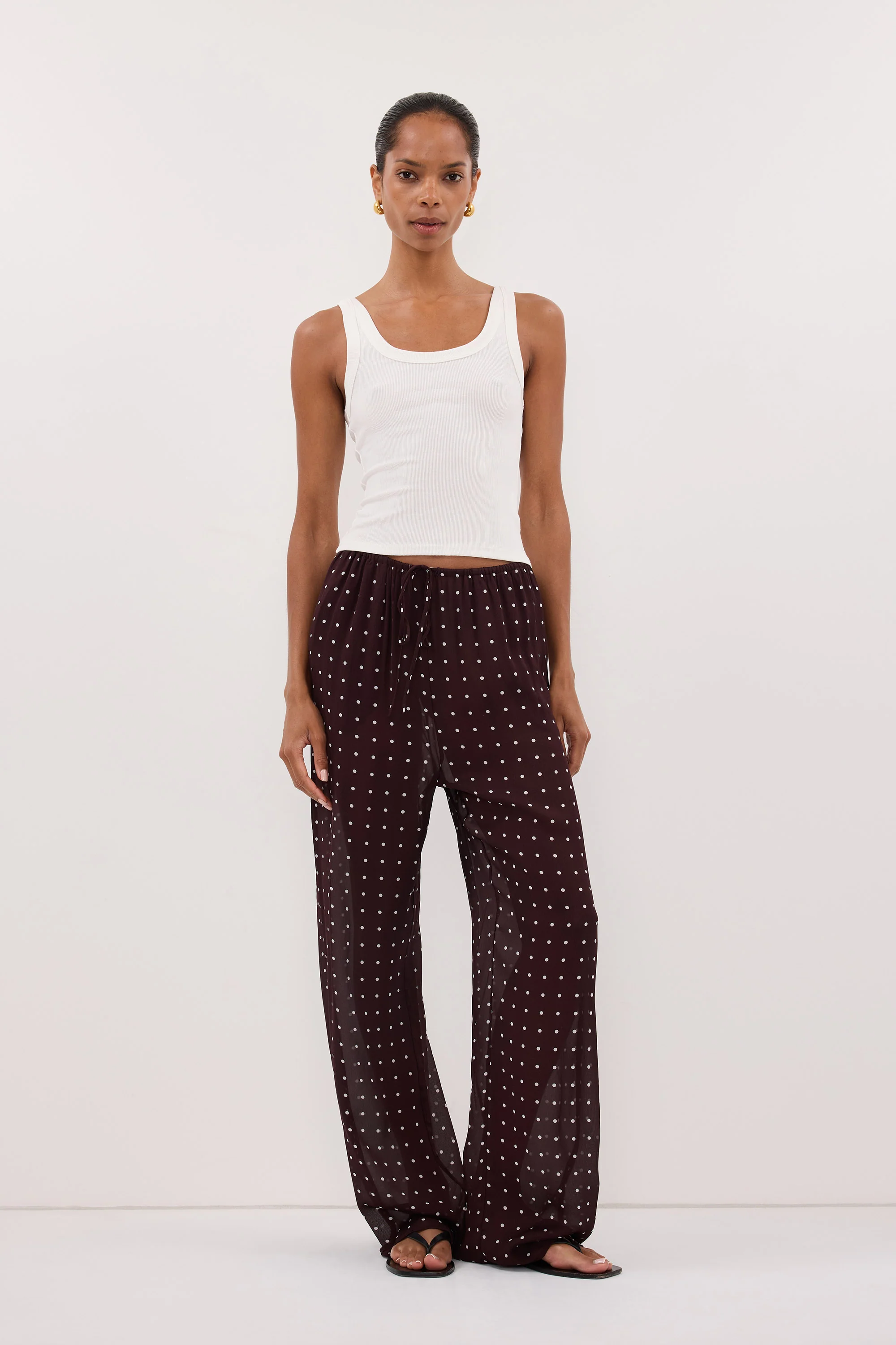 VANESSA BITTER CHOC SPOT PANT - Image 7