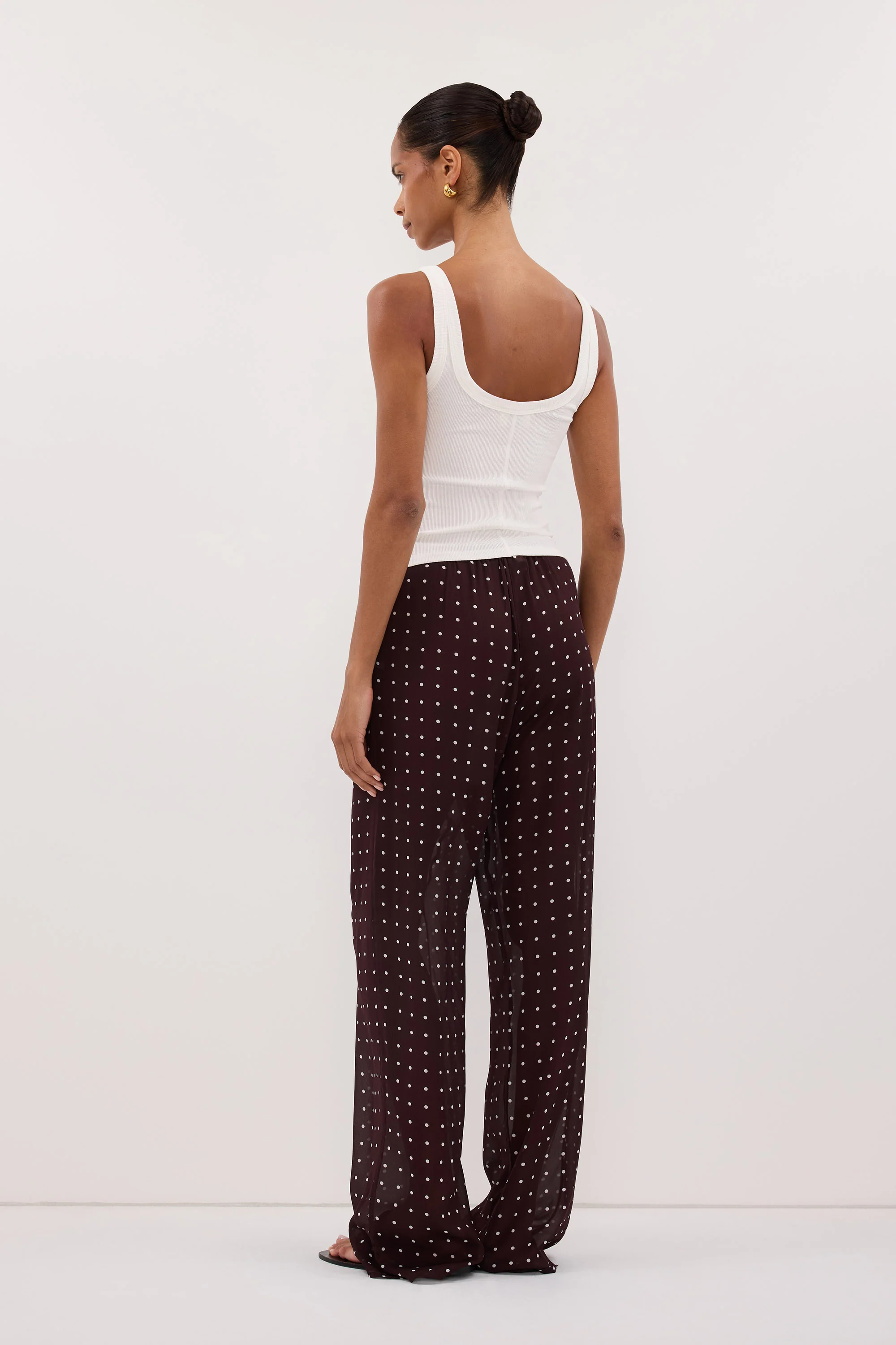 VANESSA BITTER CHOC SPOT PANT - Image 8