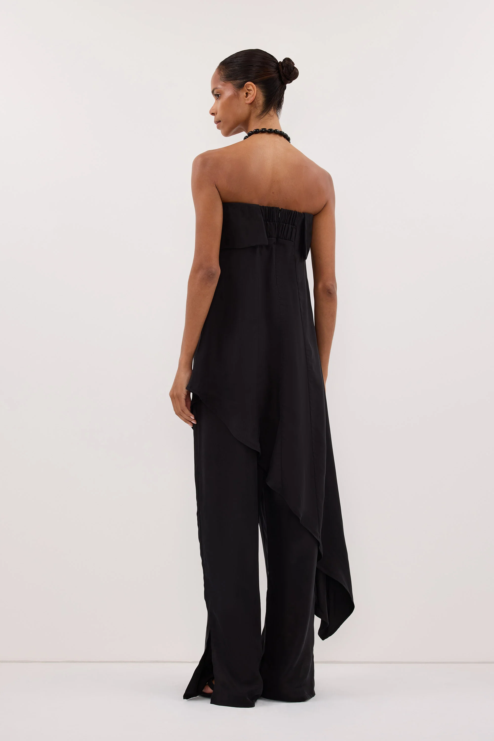 VENUS BLACK CUPRO ASYM TOP - Image 4