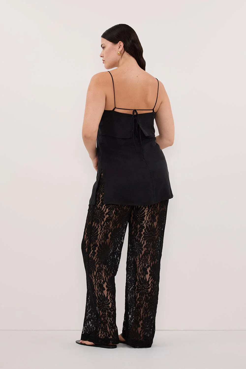 WILMA BLACK LACE PANT - Image 8