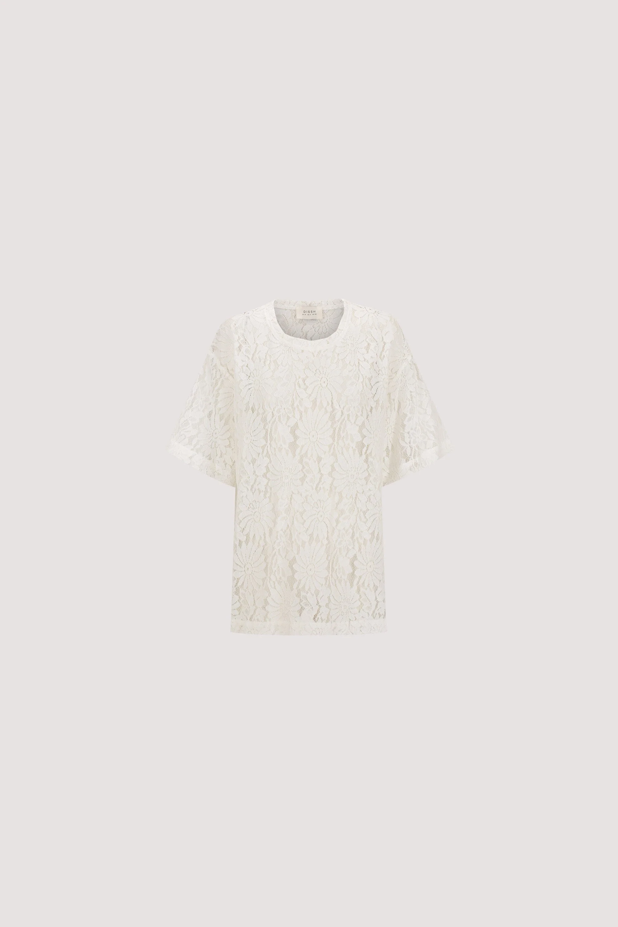 WILMA WHITE LACE TEE - Image 6